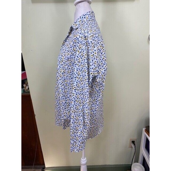 Frank & Eileen Blue and Yellow Button Down Shirt - Picture 4 of 13